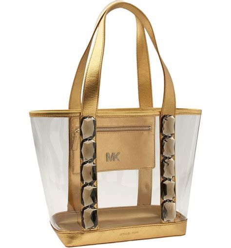 michael kors handbag signature tote|michael kors clear tote bags.